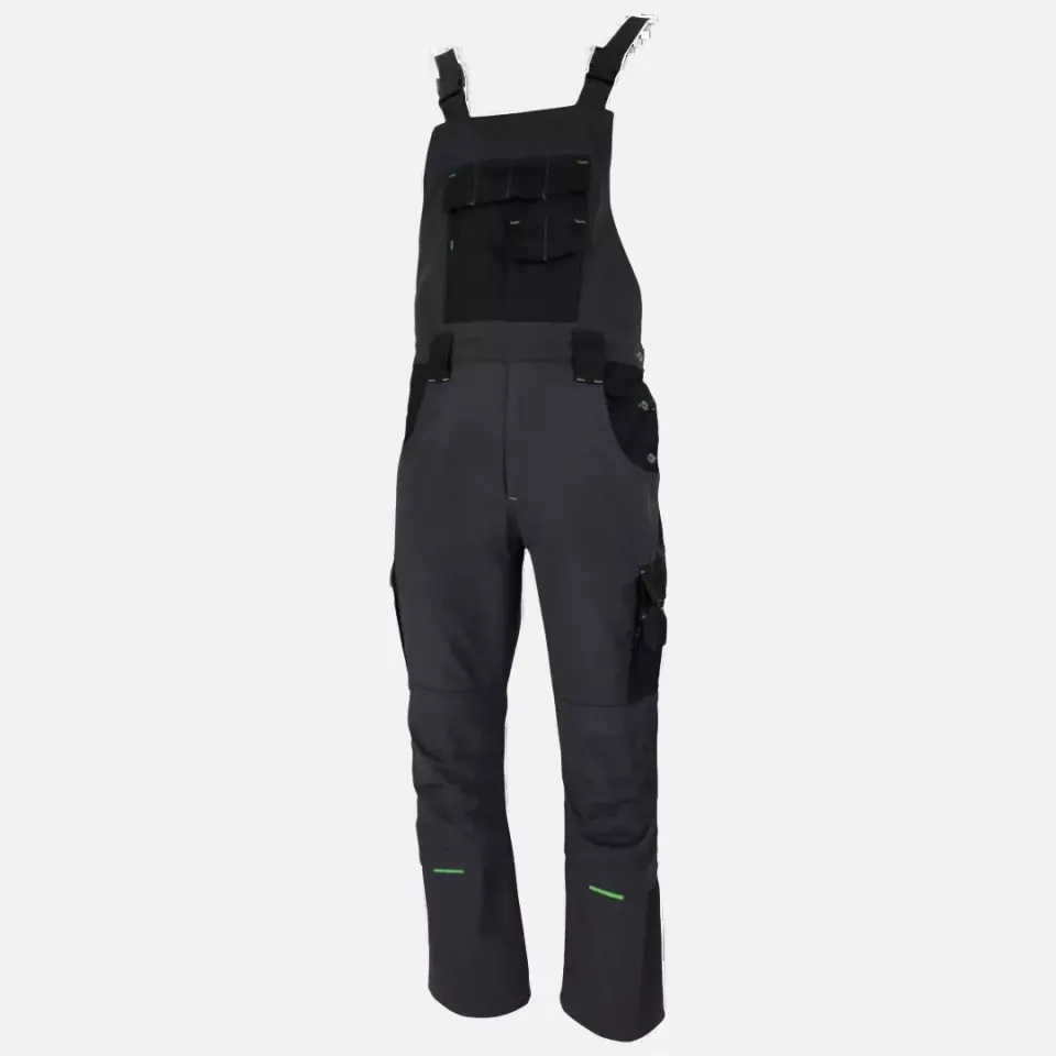 Lacuna 8NORTBS46, NORTH TECH Work Bib & Brace grey-green, image 1, gallery thumbnail