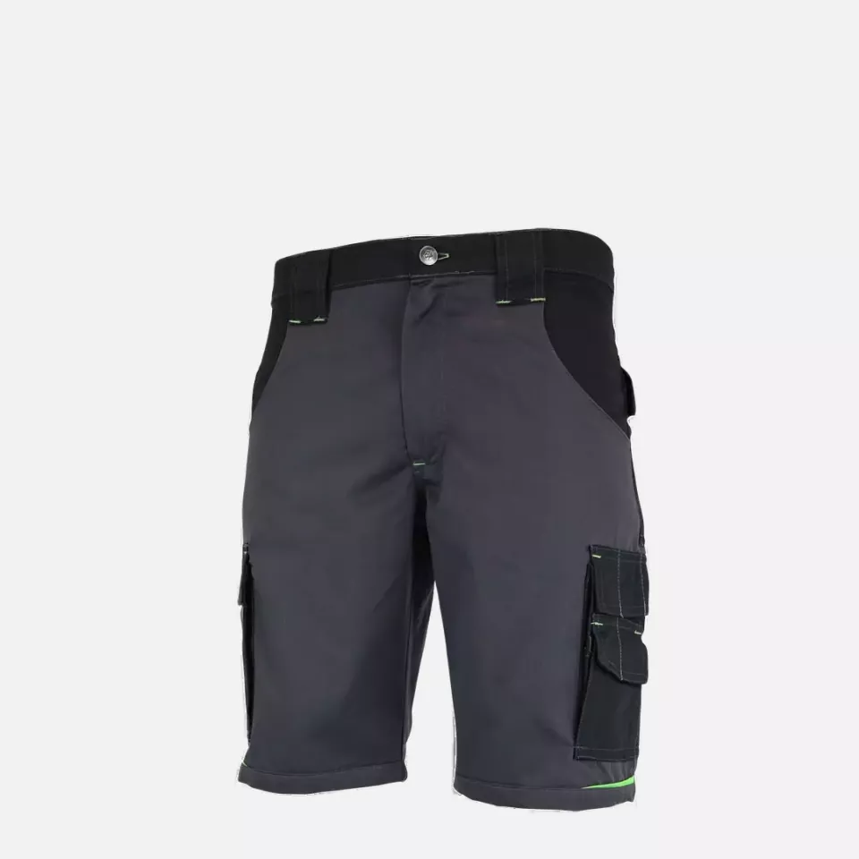 Lacuna 8NORTKS46, NORTH TECH Work short trousers grey-green, image 1, gallery thumbnail