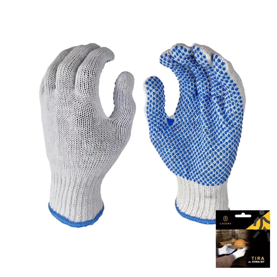 LACUNA 6TIRAWT-10, TIRA Glove white with dots size 10, image 1, gallery thumbnail
