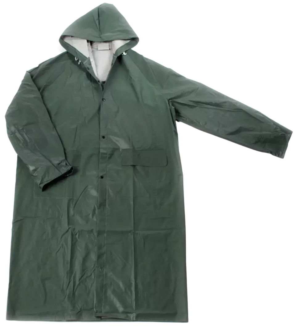 LACUNA 5RAICGL, RAINY PVC green coat, image 1, gallery thumbnail