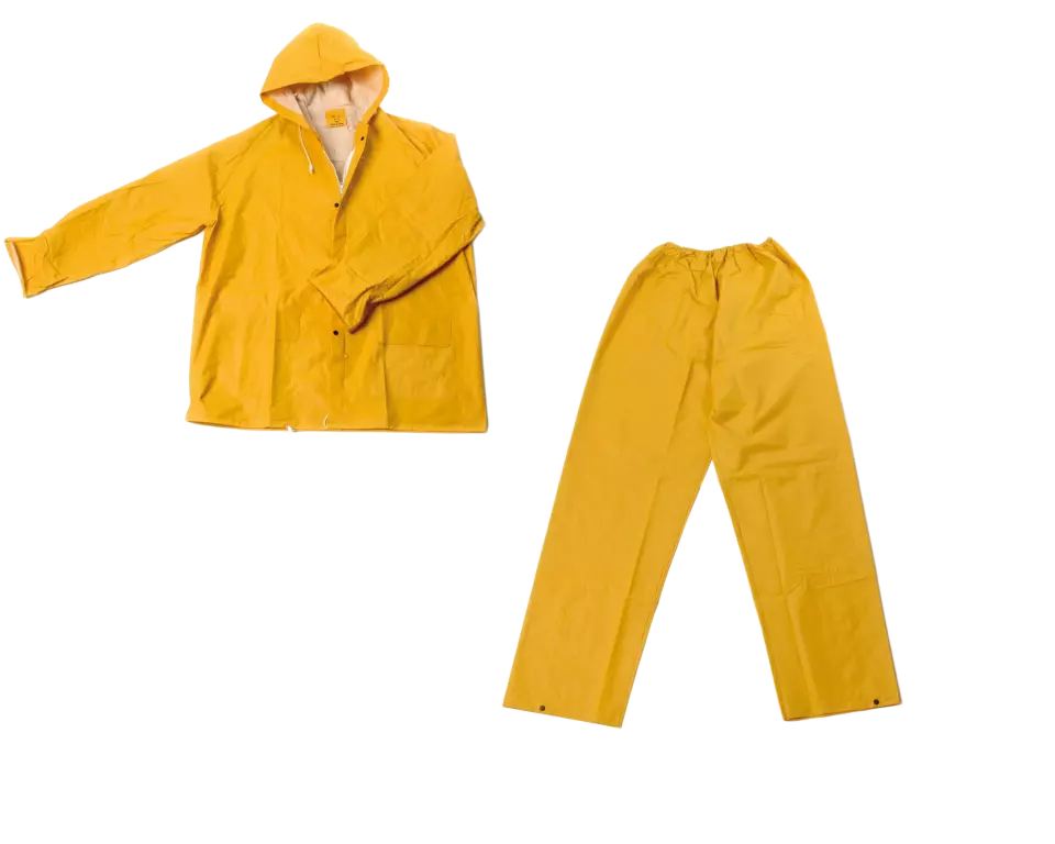 LACUNA 5RAISYL, PVC suit in yellow color, image 1, gallery thumbnail