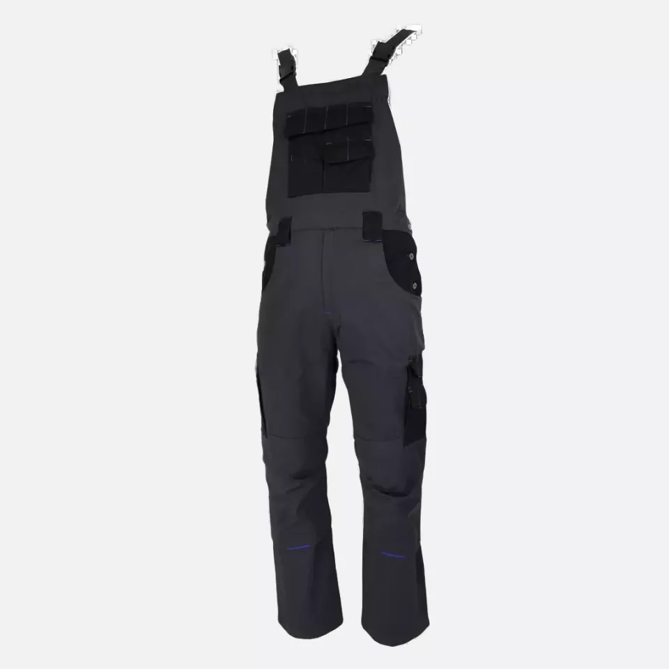 Lacuna 8NORTBH46, NORTH TECH Work Bib & Brace grey-blue, image 1, gallery thumbnail