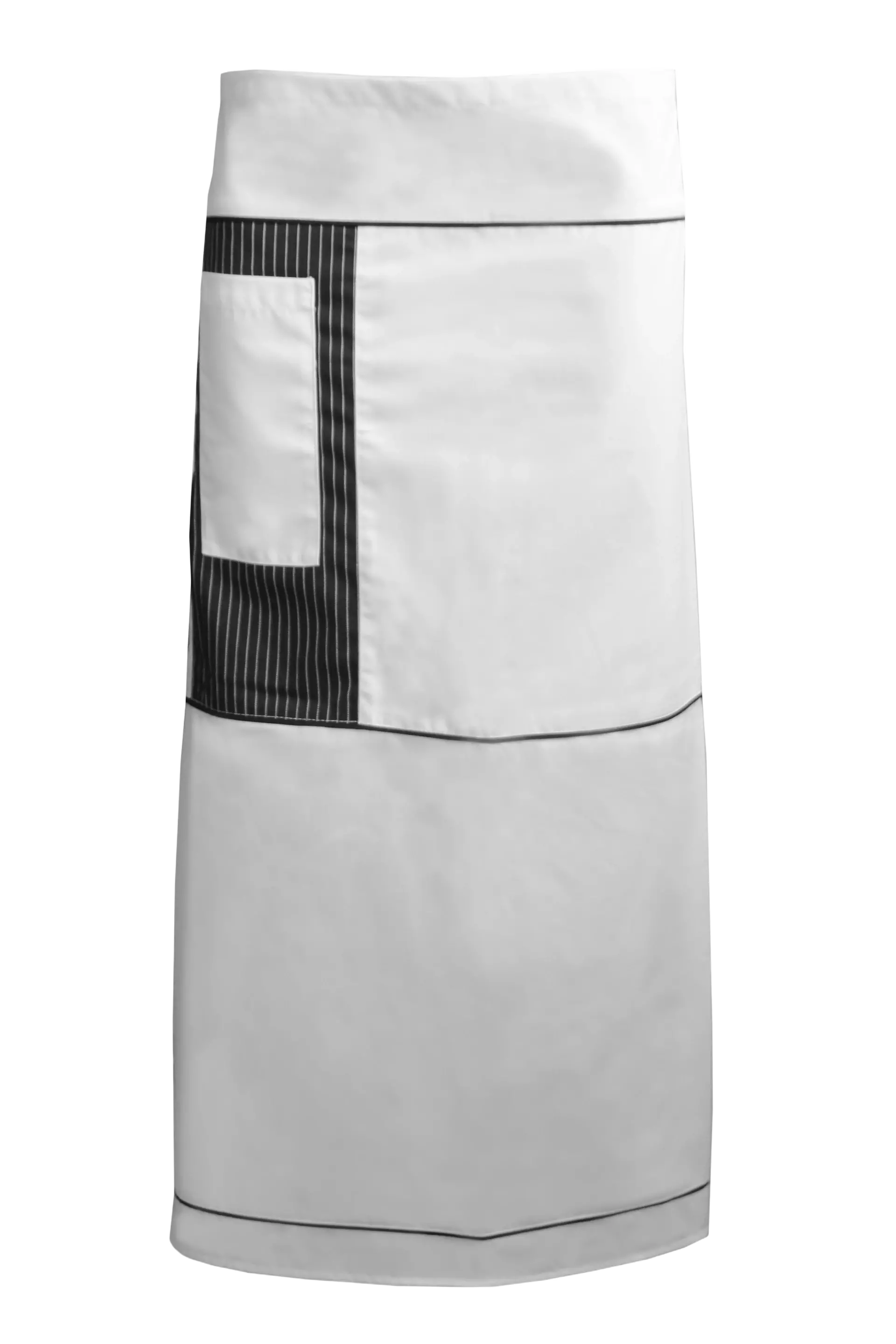 Lacuna 8ADRIPHB, ADRIATIC White apron with a long half-line, image 1