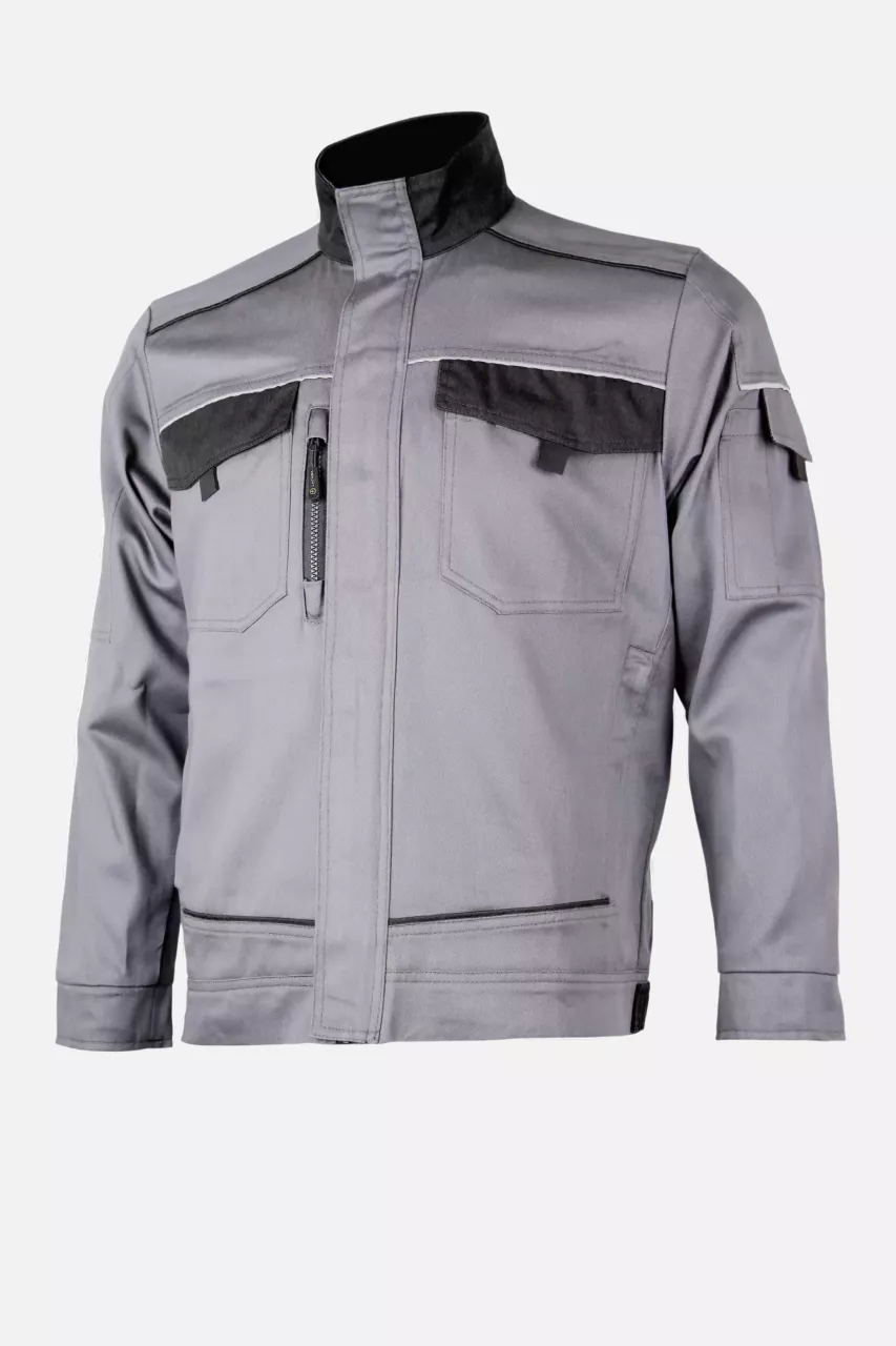 Lacuna 8GREEJHL, GREENLAND Work jacket light grey-black, image 1, gallery thumbnail