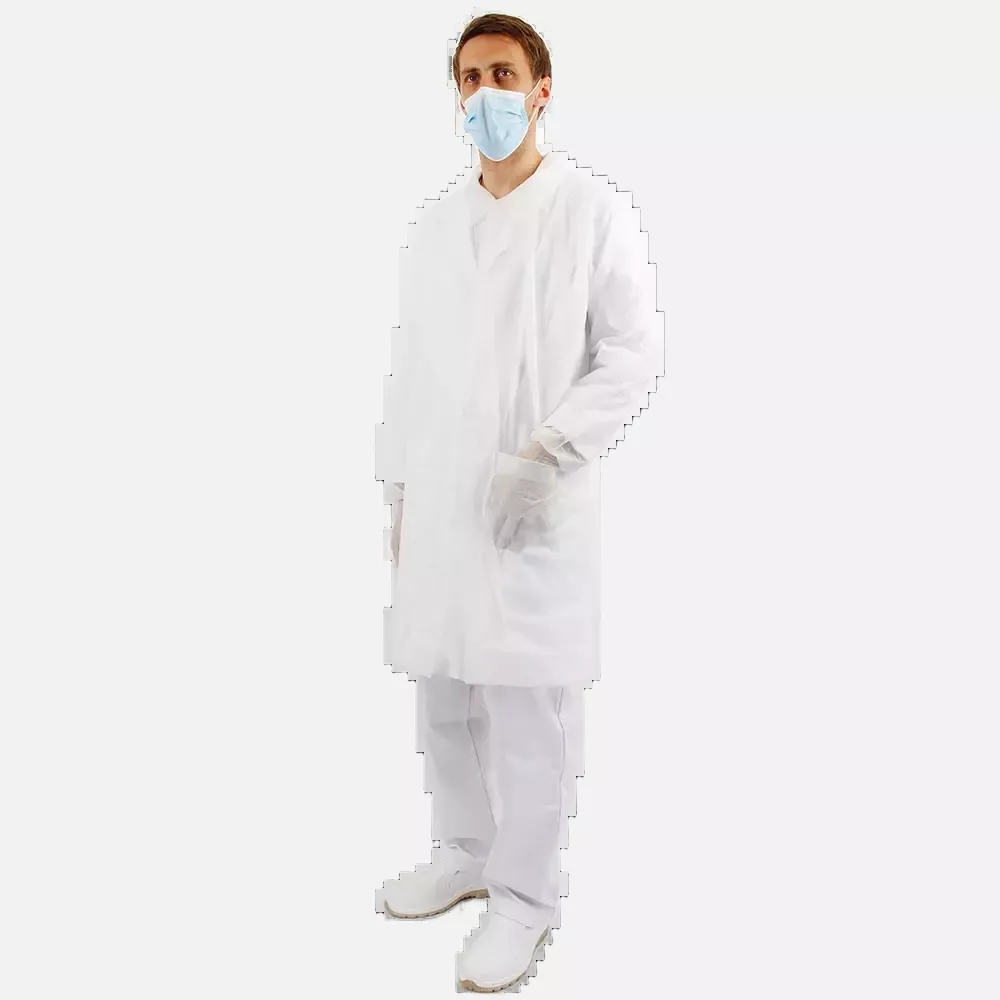 Lacuna 2CORWH-XXL, CORA XXL Lab gown white, image 1