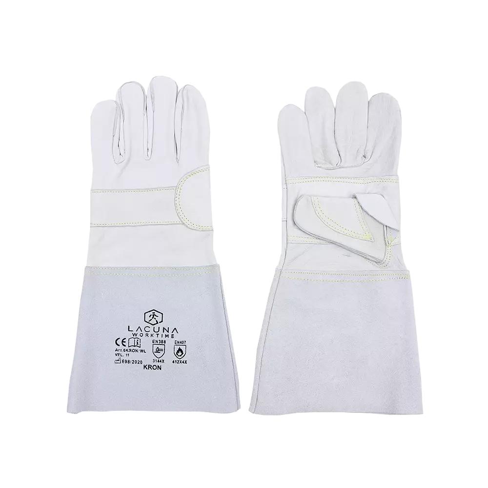 Lacuna 6KRON-11, KRON Langer Lederhandschuh Größe 11