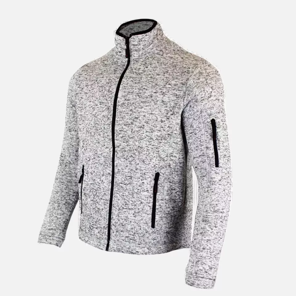 Lacuna 5DYJMGML, GETOUT DYNAMIC Fleece jacket for men grey, image 1, gallery thumbnail