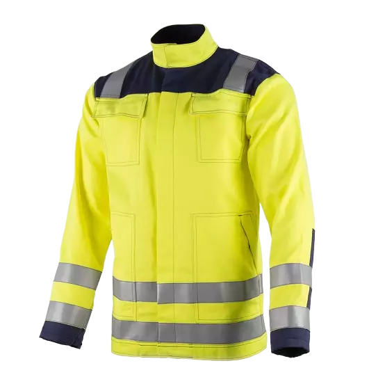 LACUNA ME2BYL, MERU 2 Protective work jacket Hi-viz yellow, image 1, gallery thumbnail