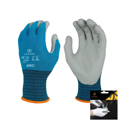 Lacuna ARNO PU coated glove navy