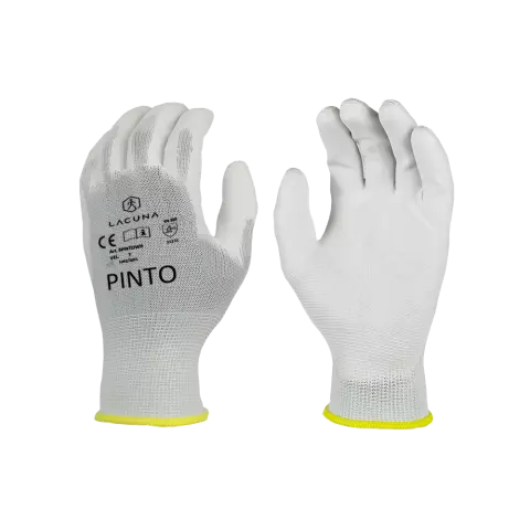 Lacuna PINTO PU coated gloves white