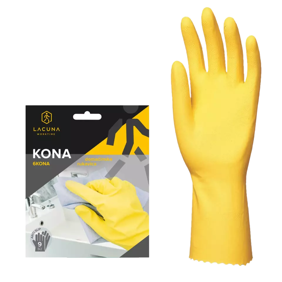 LACUNA KONA, KONA Household glove yellow, image 1, gallery thumbnail