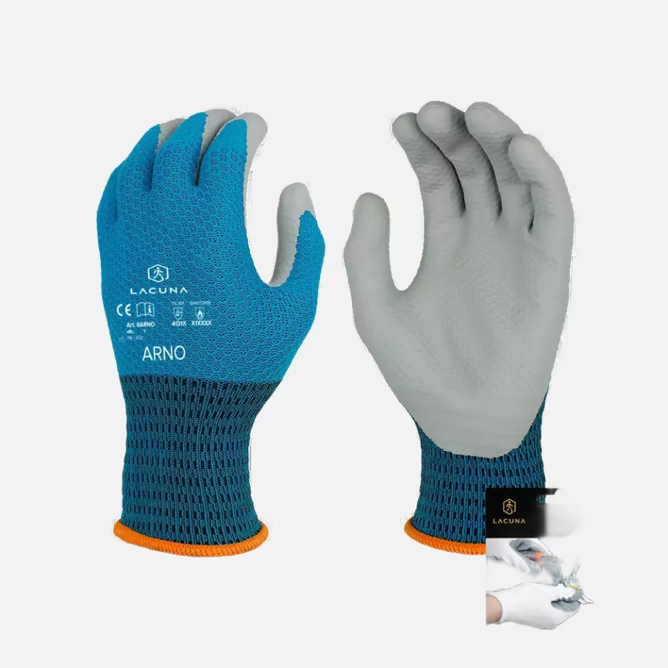 Lacuna 6ARNONYWT-07, ARNO PU coated glove navy, image 1, gallery thumbnail