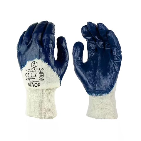 Lacuna SINOP Glove with blue nitrile coating, size 10