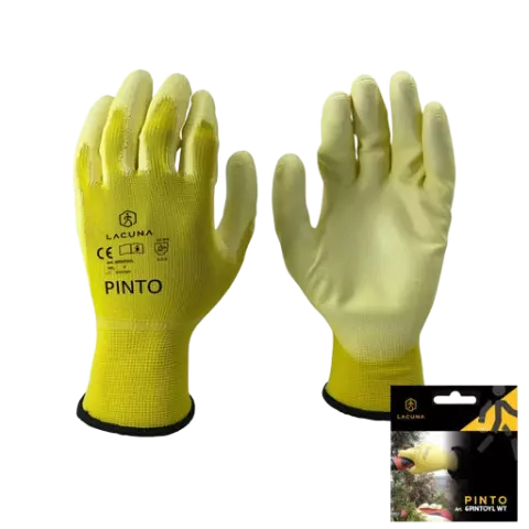 Lacuna PINTO PU coated gloves yellow