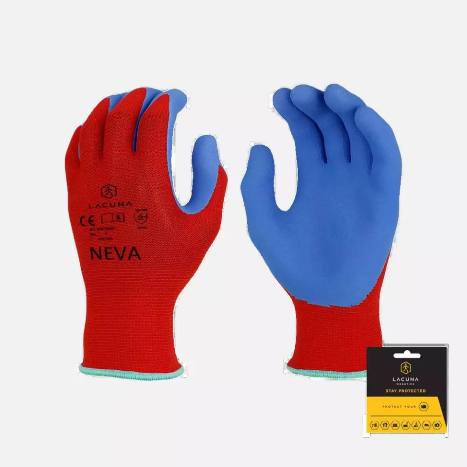 Lacuna 6NEVARDWT-08, NEVA Red latex coated gloves, image 1, gallery thumbnail