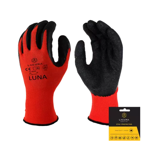 Lacuna LUNA latex coated glove size 10