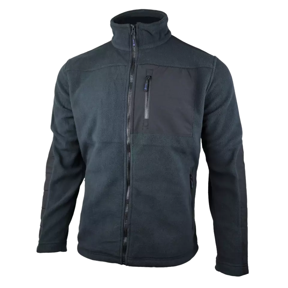 Lacuna 5NORTDGL, NORTH TECH Fleece jacket grey-black, image 1, gallery thumbnail