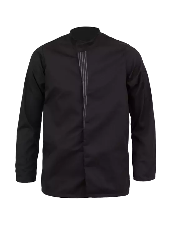 Lacuna 8ADRIMBC48, ADRIATIC Chef's black blouse for men