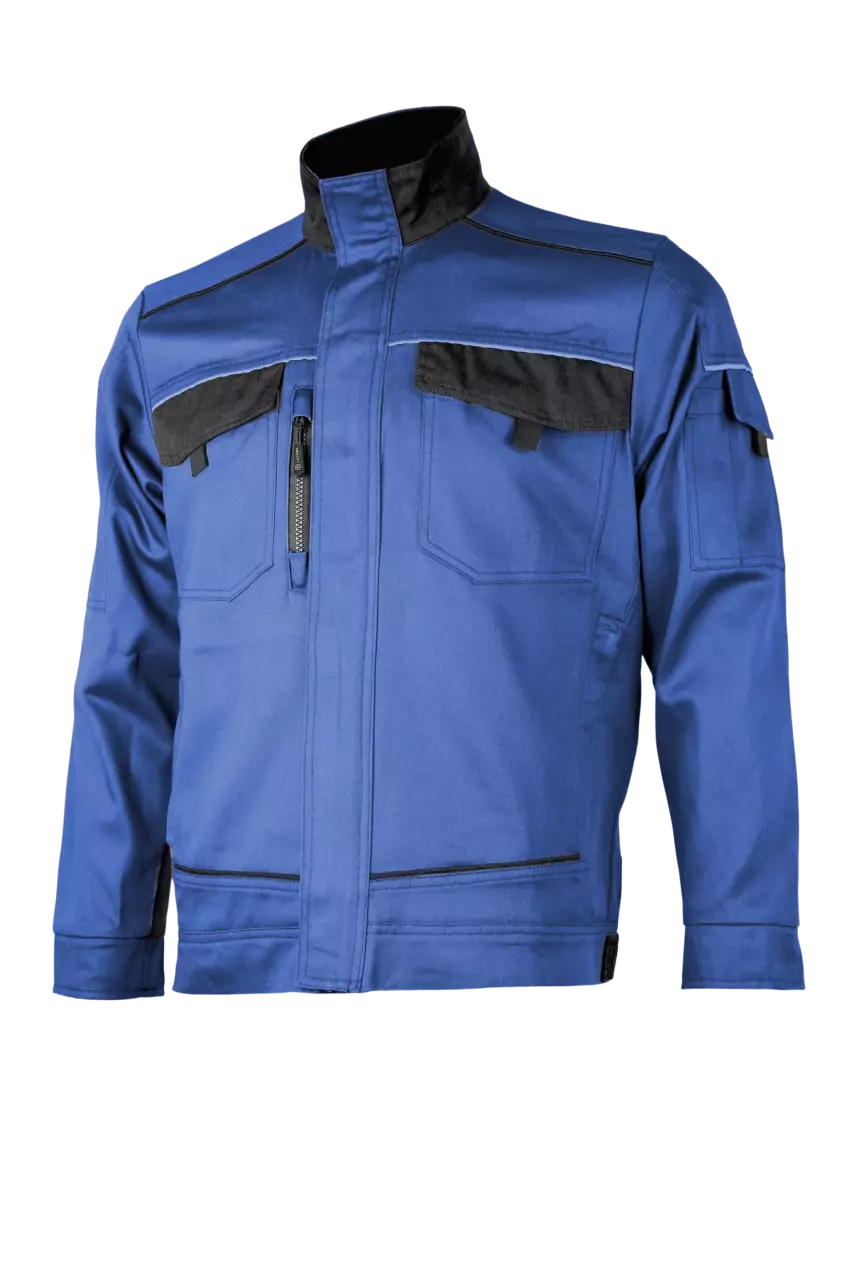 Lacuna 8GREEJRL, GREENLAND Work jacket royal blue-black, image 1, gallery thumbnail