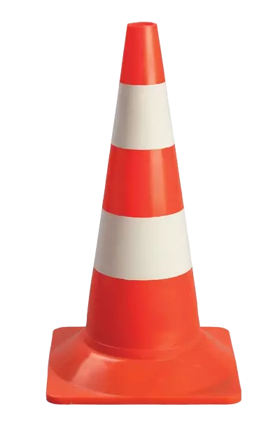 LACUNA 70301, Hi-visibility plastic cone - 30 cm, image 1, gallery thumbnail