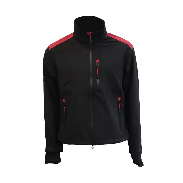 LACUNA DANBKL, GETOUT DANTE Softshell Jacket black-red, image 1, gallery thumbnail