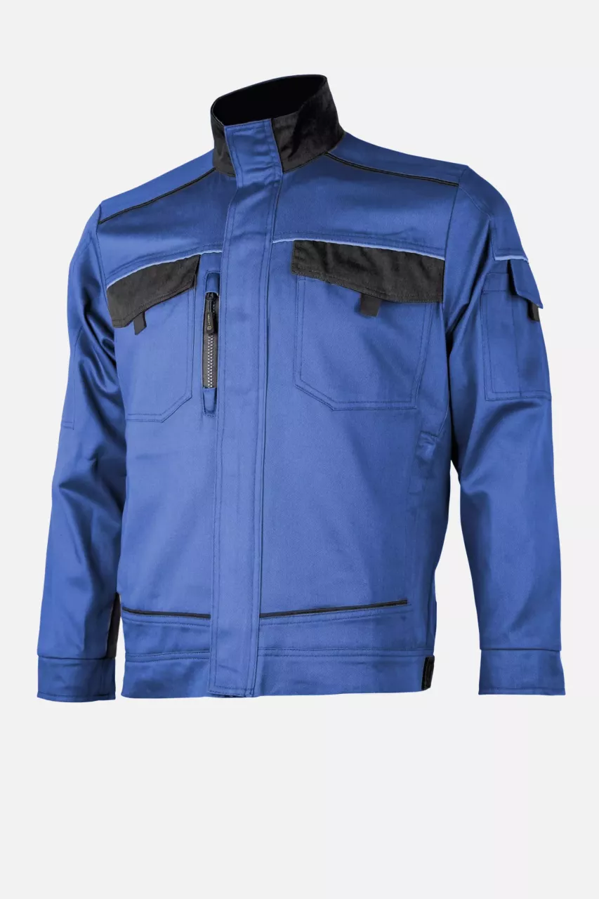 Lacuna 8GREEJRL, GREENLAND Work jacket royal blue-black, image 1, gallery thumbnail