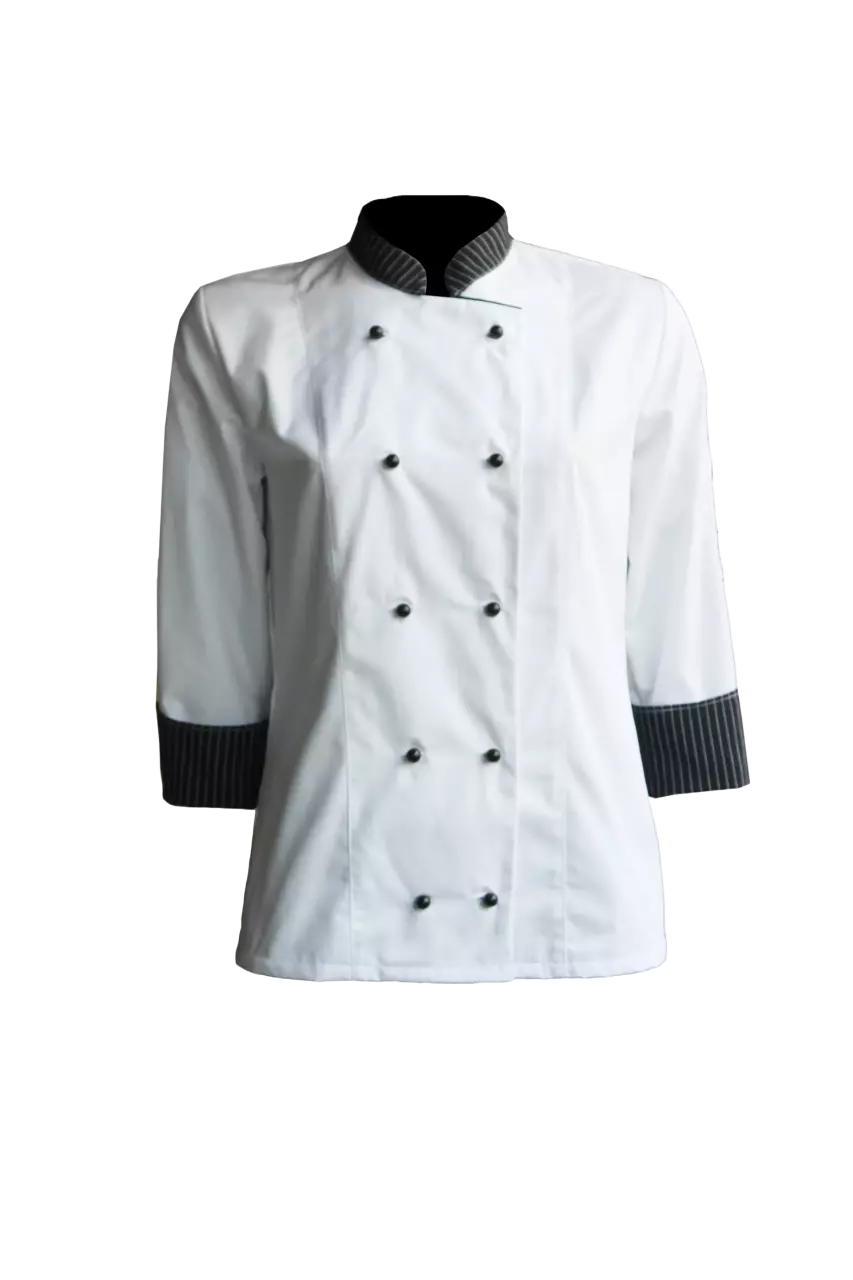 Lacuna 8ADRIZCB36, ADRIATIC Chef's blouse for women white, image 1, gallery thumbnail