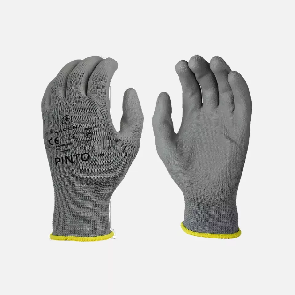 Lacuna 6PINTOGM-06, PINTO PU coated gloves grey, image 1, gallery thumbnail