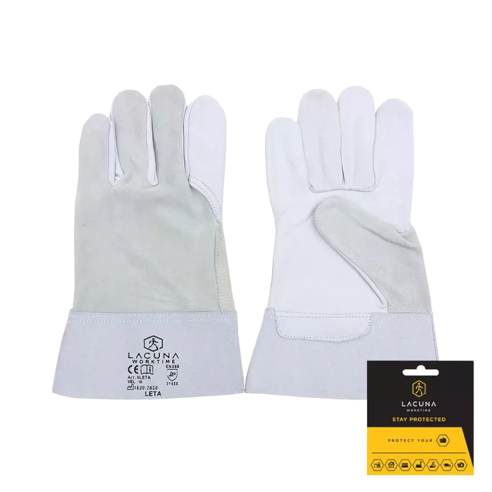 Lacuna 6LETAWT-10, LETA Short Leather glove size 10, image 1, gallery thumbnail