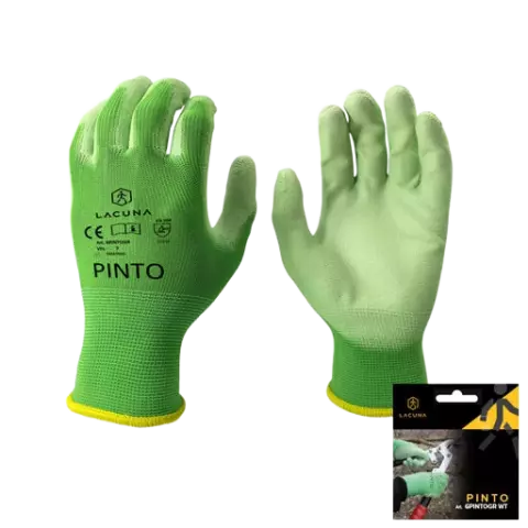 Lacuna PINTO PU coated gloves green