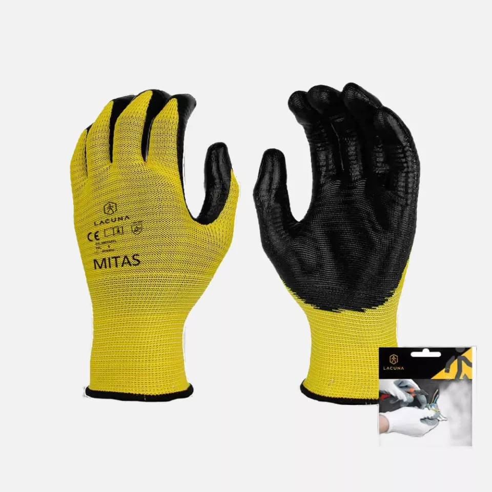 Lacuna 6MITASYLWT-08, MITAS Nitrile coated glove, image 1, gallery thumbnail