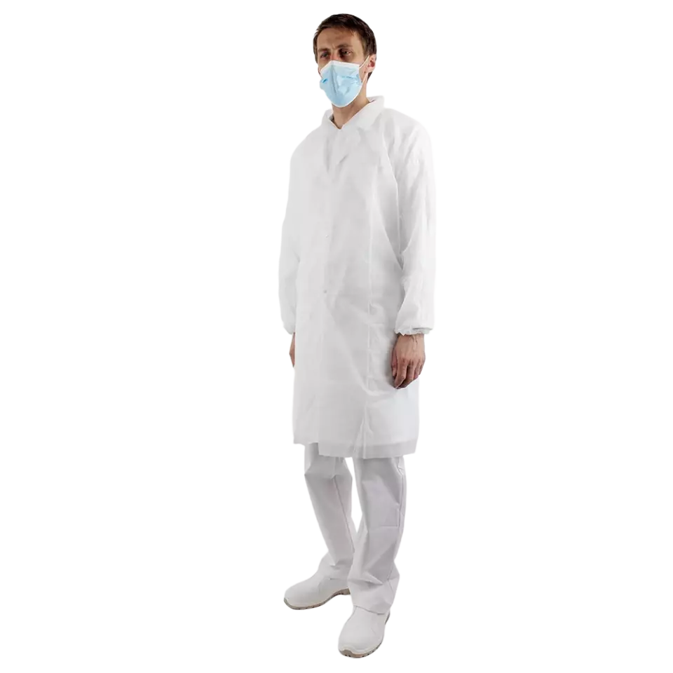 LACUNA 2ARIWH-XL, ARI XL Lab gown white, image 1, gallery thumbnail