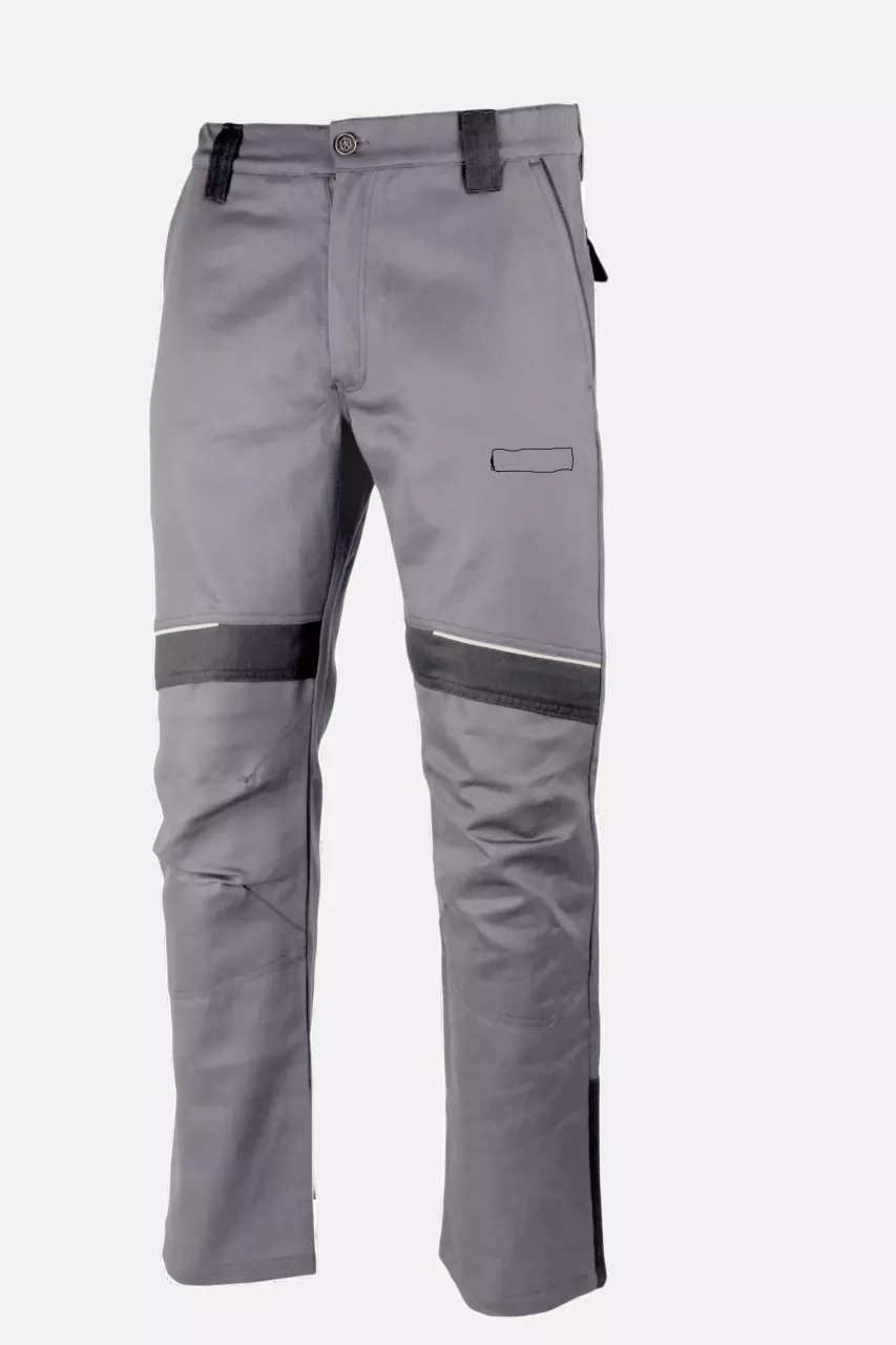 Lacuna 8GREEPH46, GREENLAND Work trousers light grey-black, image 1, gallery thumbnail