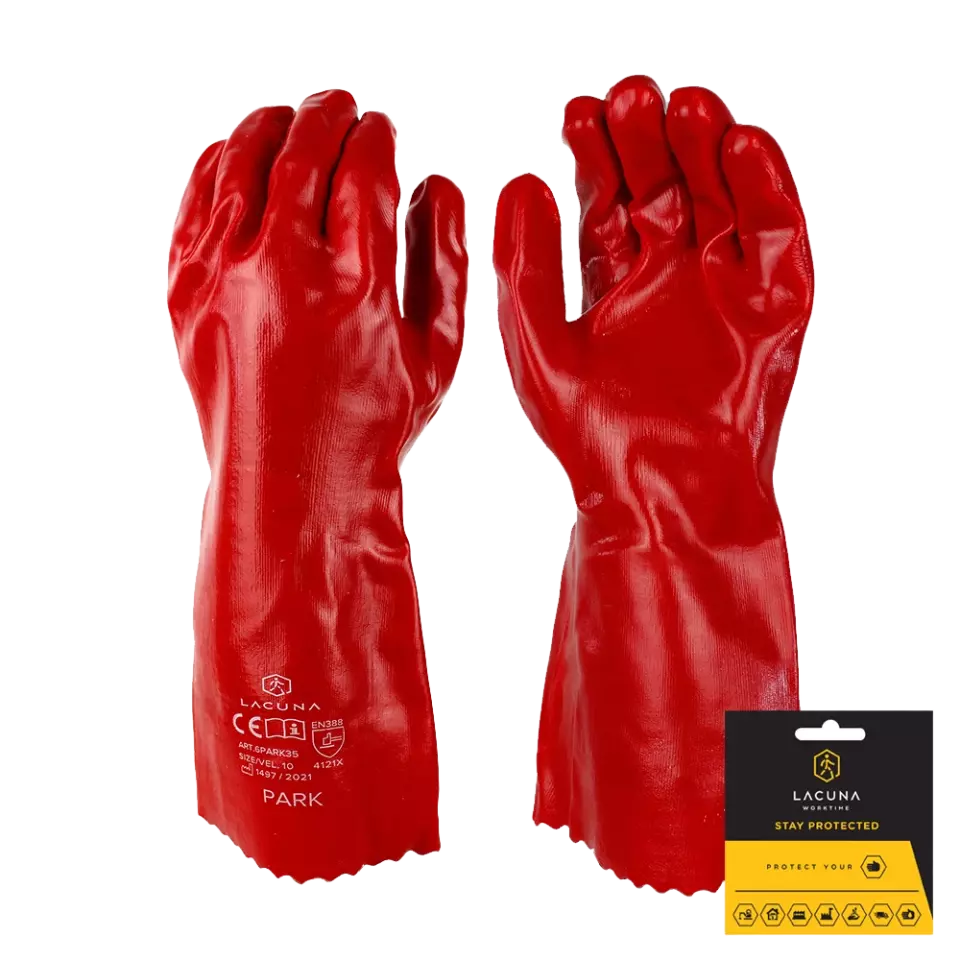 Lacuna 6PARK35WT-10, PVC PARK Handschuh 35 cm, Größe 10, image 1, gallery thumbnail