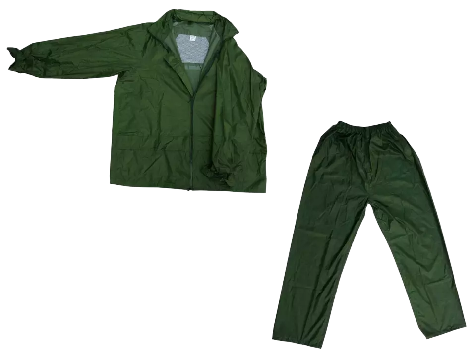 Lacuna 5KISSGL, KISHA Soft rainwear set in green color, image 1, gallery thumbnail