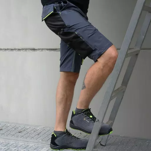 Lacuna 8MOVEKH, MOVE FLEX Work Short Trousers, Grey, image 2