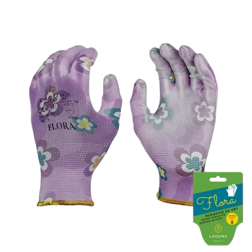 LACUNA FLORARWT, FLORA Garden glove in pink size 8, image 1, gallery thumbnail