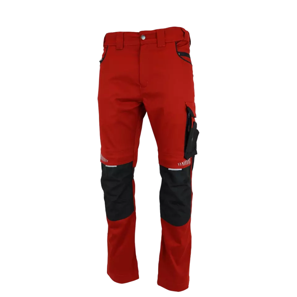 LACUNA PACIPC, PACIFIC FLEX Work trousers red color, image 1, gallery thumbnail