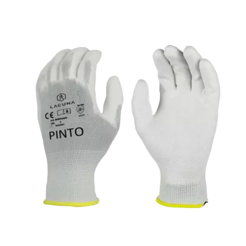 Lacuna PINTO PU coated gloves white