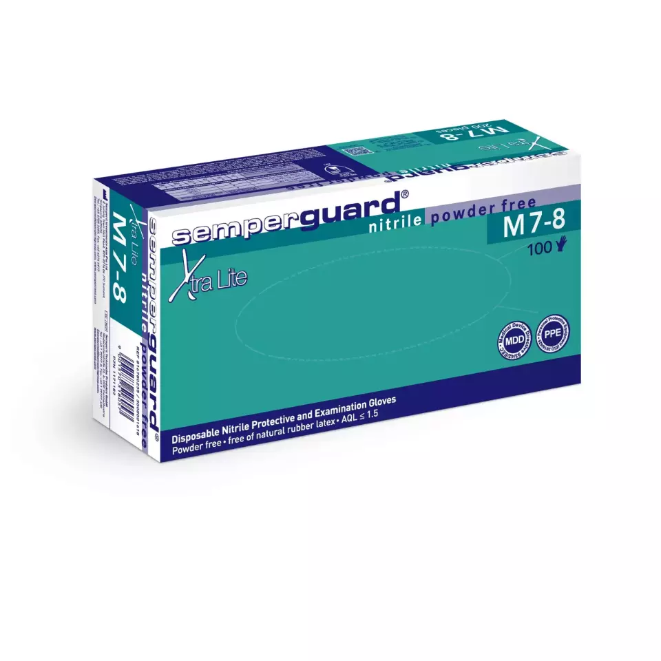 Semperguard XLITE100, Nitrile Gloves, image 1, gallery thumbnail