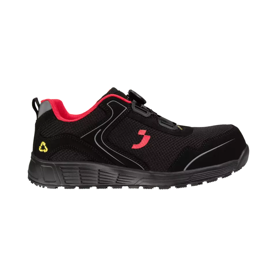 Safety Jogger ECOLBIS1PT-BLK, ECOLOBI S1P LOW TLS Safety shoes, Black, S1PS, image 1, gallery thumbnail