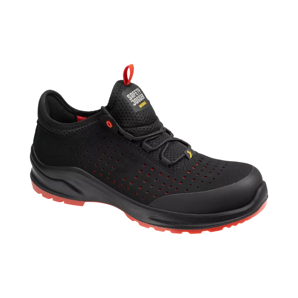Safety Jogger MODULOS1PL-112, MODULO S1PS LOW PERF Safety shoes, Black, image 3, gallery thumbnail