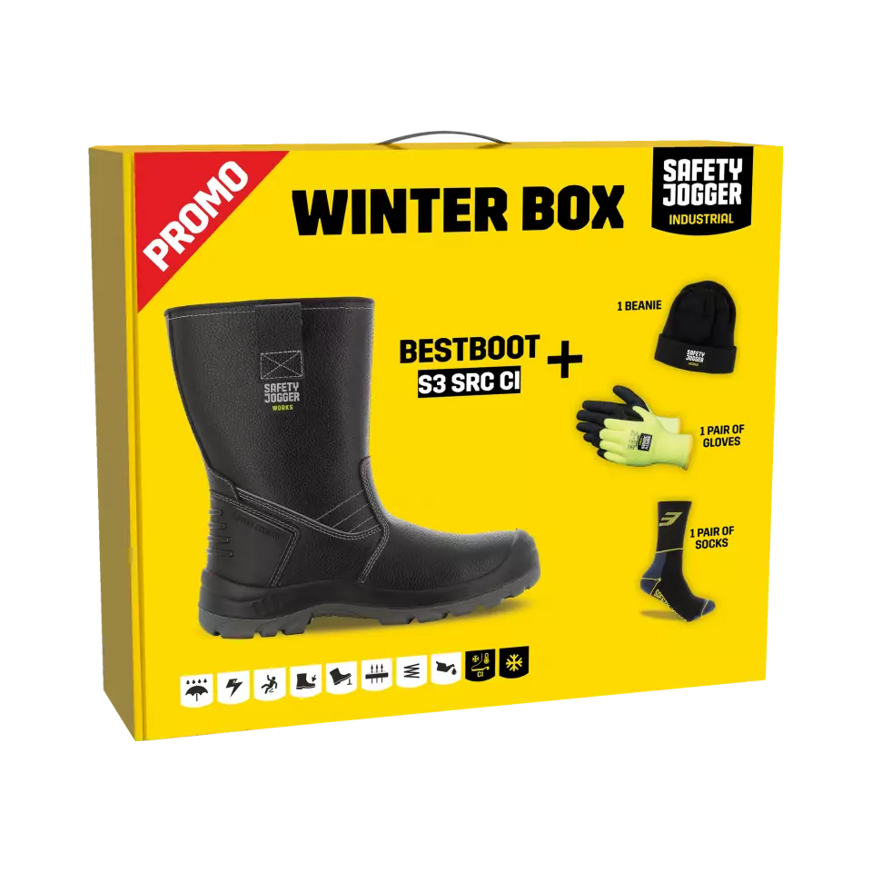 Safety Jogger PROMOBESTB-BLK, PROMOBESTB Safety boots, Black, S3, image 1, gallery thumbnail