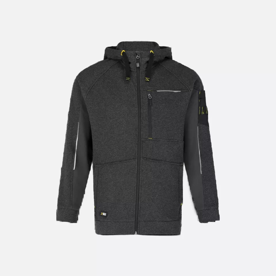 Safety Jogger DENHOODM-122, DENEB M Hoodies, Black/dark grey, image 1, gallery thumbnail