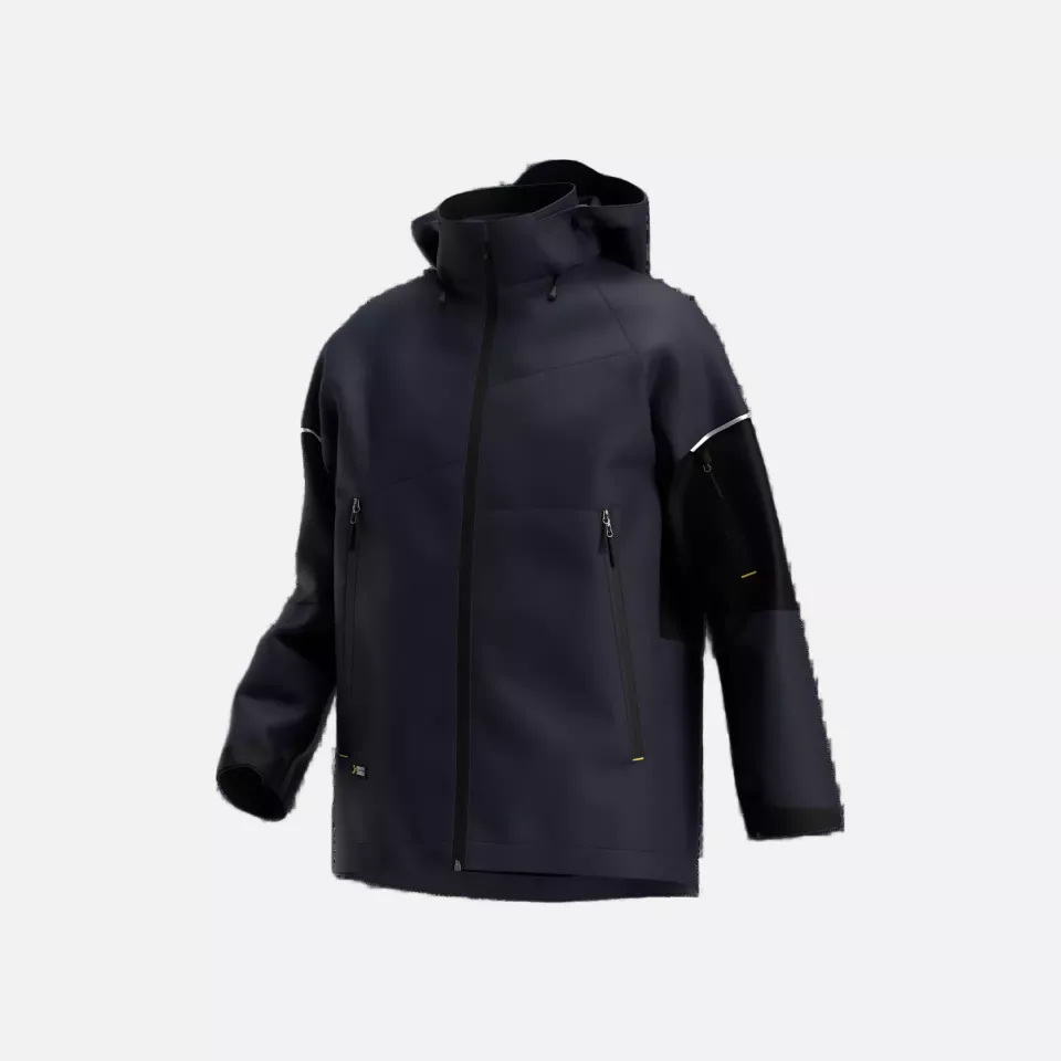 Safety Jogger KASRJACM-442, KASAI Men Rain jackets, navy/Black, image 1, gallery thumbnail