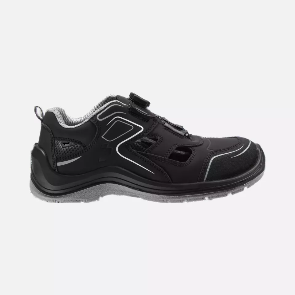 Safety Jogger FLOWS1PSTL-BLK, FLOW S1P SANDAL TLS Safety shoes, Black, image 1, gallery thumbnail