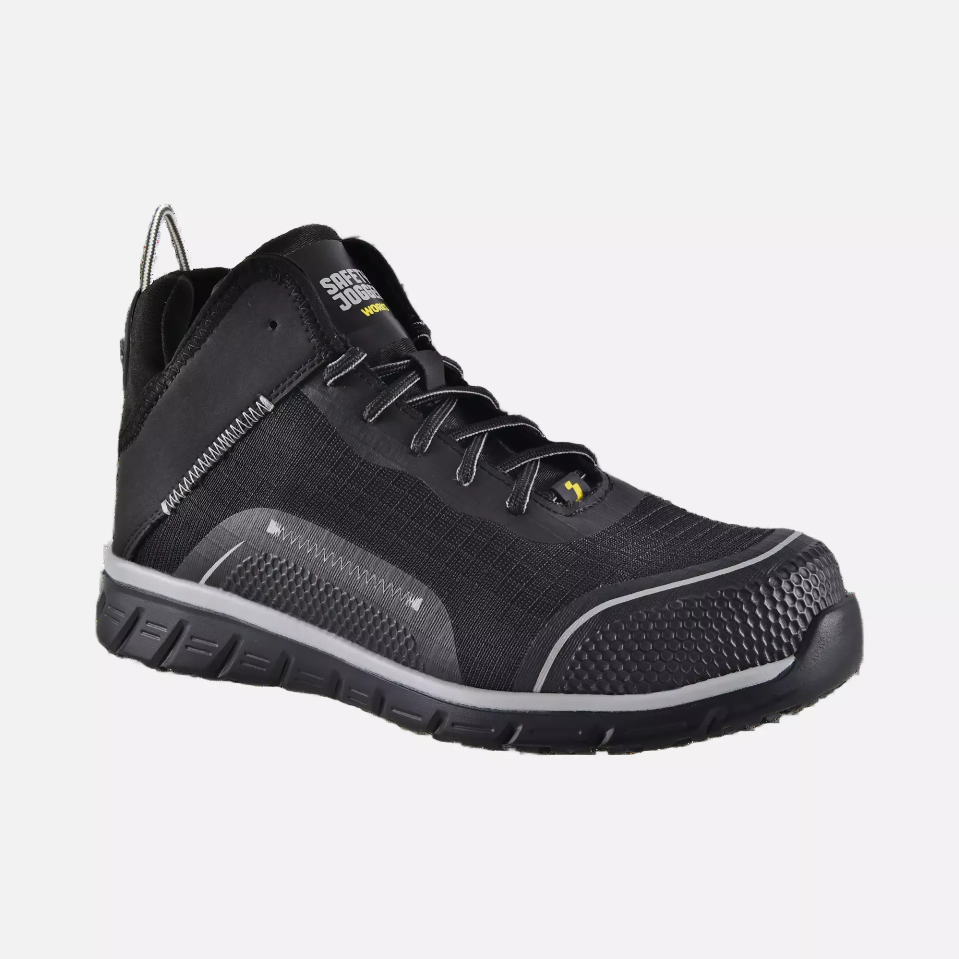 Safety Jogger LIGERO2S1M-BLK, LIGERO2 S1P MID Safety shoes, Black, image 3