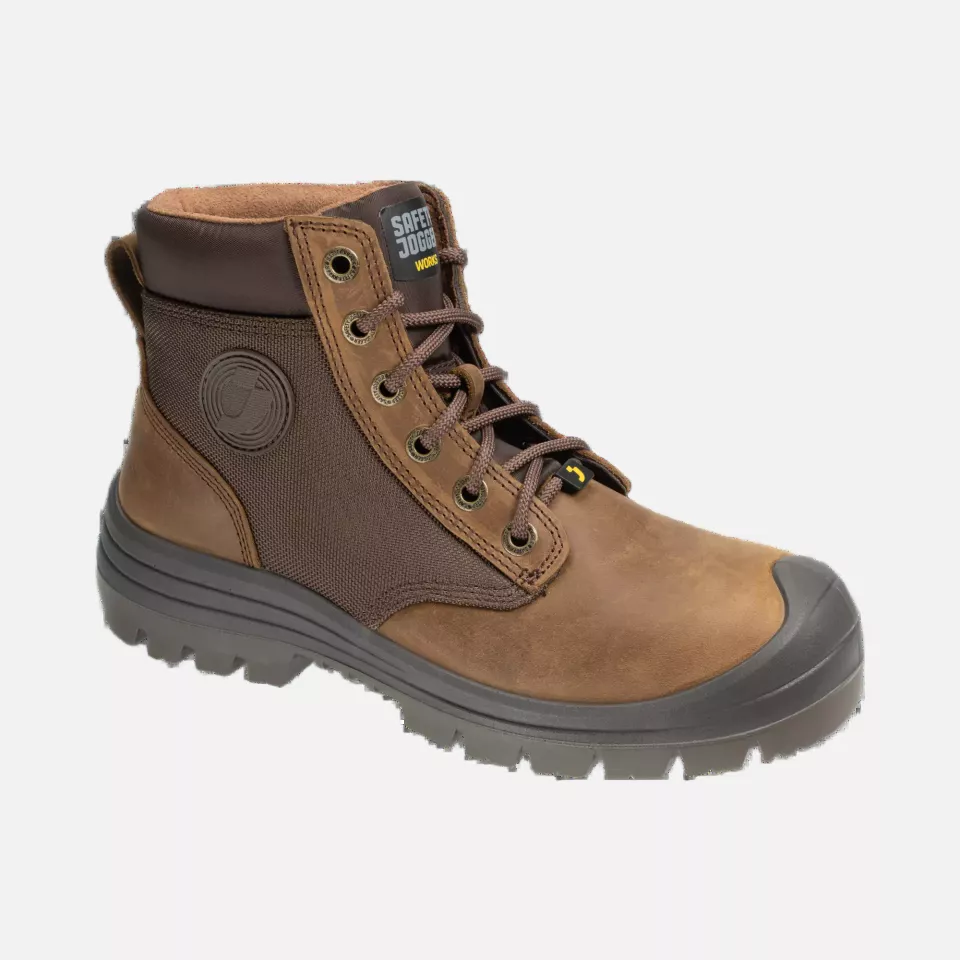 Safety Jogger DAKAREWS3-BRN, DAKAR EW S3 Safety boots, brown, image 3, gallery thumbnail