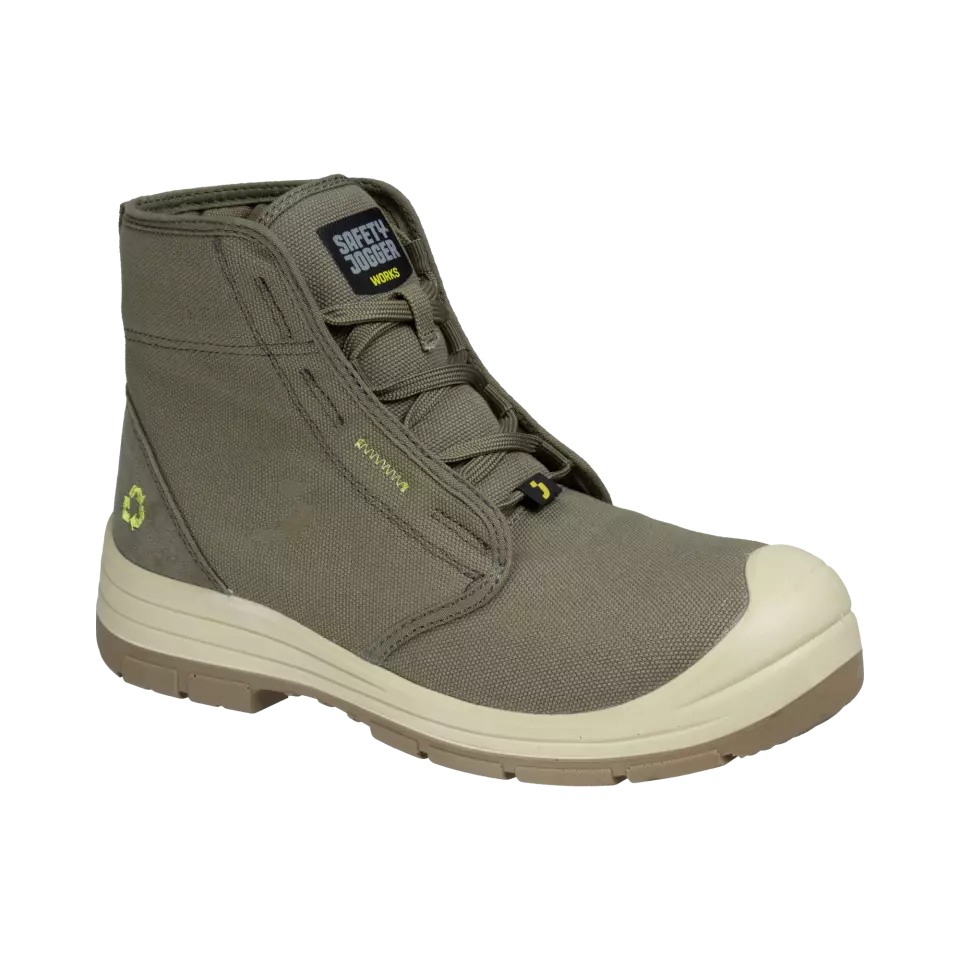Safety Jogger ECODESERT-KHA, ECODESERT S1P MID Safety shoes, khaki, image 3, gallery thumbnail