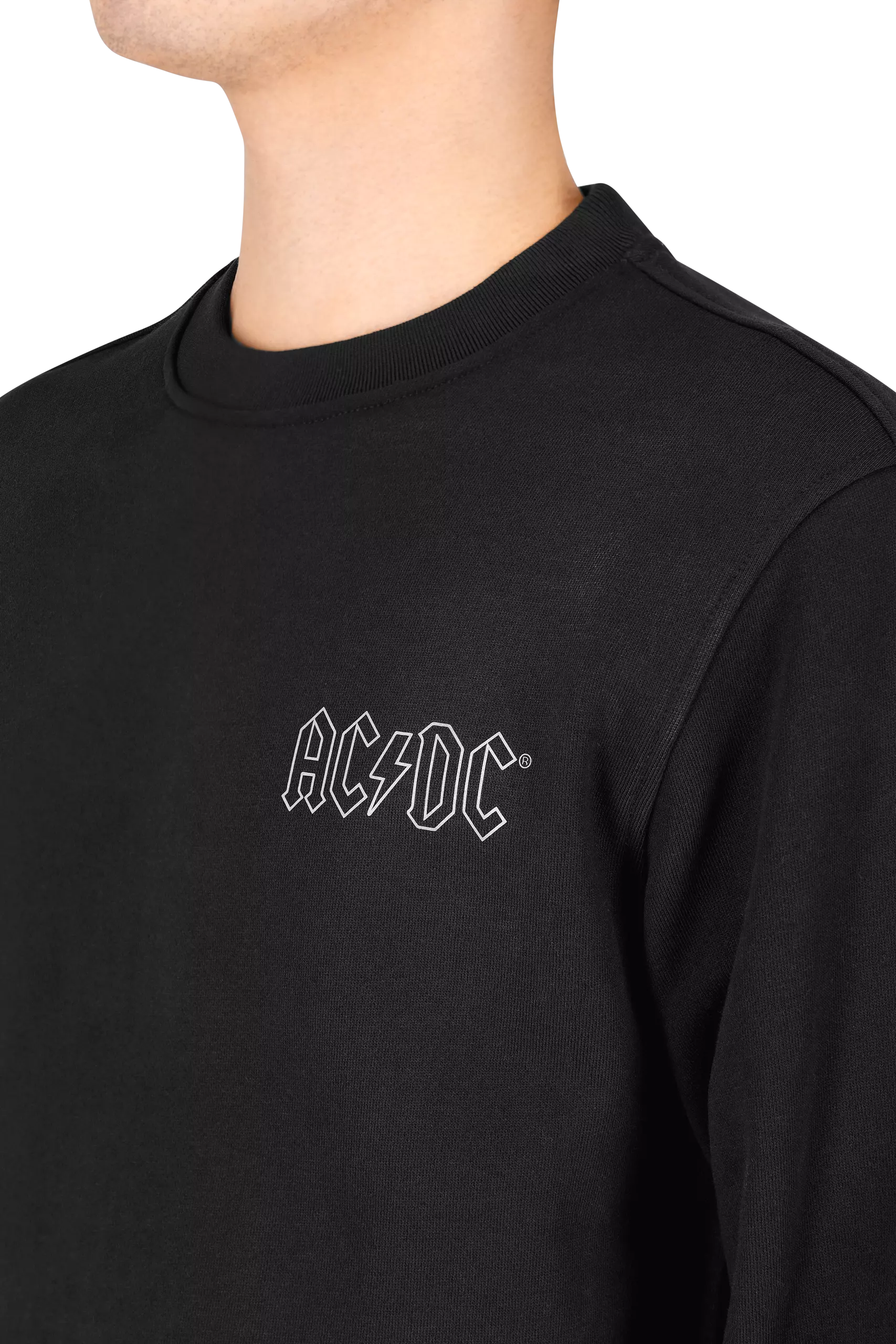 Safety Jogger ACCREWNECK-157, ACDC Crewneck sweater, Black, image 5